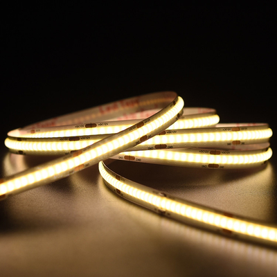 Keseragaman Pencahayaan Kecerahan 336LEDS COB Strip Light With 3000K Color Temperature IP20 Rated UL Terdaftar