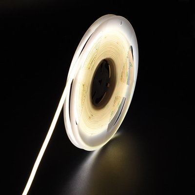 Ultra tipis 4.5mm Fleksibel COB LED Strip Light ((Chip-On-Board) Spot bebas Led Light Untuk lemari, pencahayaan rak