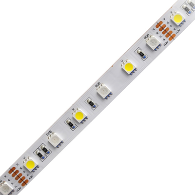 Lampu Strip LED Berubah Warna Beralamat Smart RGB W Putih 24V DC 5050 Tahan Air