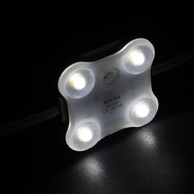 3000/4000/6500K DC12V 1.8W 4 LED Modul Terbaik Untuk Kotak kedalaman 80-200mm Tanda