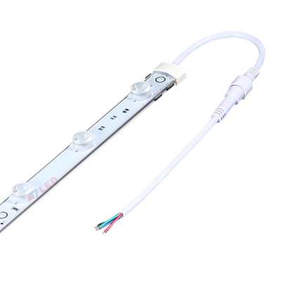 3030 RGB Edge Lit LED Bar Strip Mengubah Warna Untuk Sistem Kotak Cahaya SEG DC12V 24V