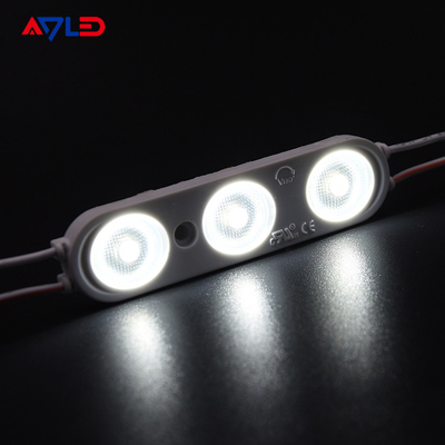 Lampu Modul LED  3 LED Putih SMD 2835 3W 12V Tahan Air Untuk Tanda