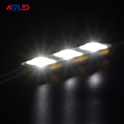 Lampu Modul LED Tahan Air 2835 12V 3 LED Modul Injeksi LED SMD LED Warna Tunggal