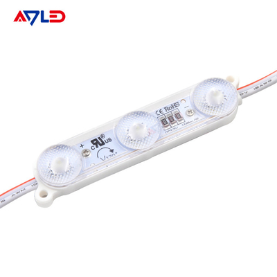 Lampu Modul LED SMD Sign Channel Letter Lighting Dimmable IP67 2835 3 Lampu 12V
