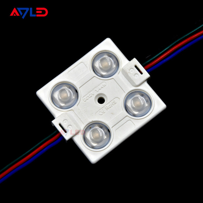 Lampu Modul LED RGB 12V 1,44W 4 SMD 5050 Modul Modulo Tahan Air Untuk Tanda Iklan LED