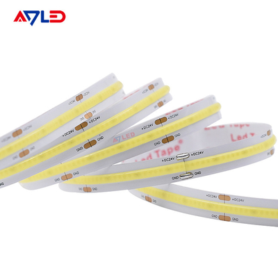 Keseragaman Pencahayaan Kecerahan 336LEDS COB Strip Light With 3000K Color Temperature IP20 Rated UL Terdaftar