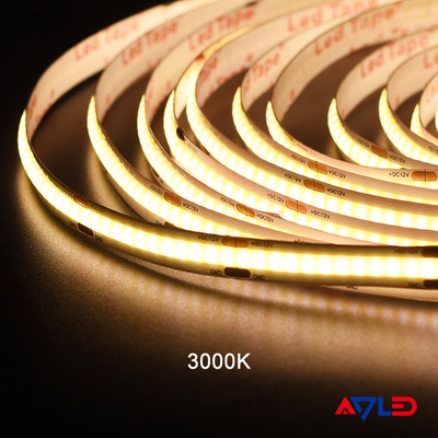 Keseragaman Pencahayaan Kecerahan 336LEDS COB Strip Light With 3000K Color Temperature IP20 Rated UL Terdaftar