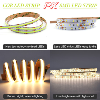 Gulungan Strip Led Premium 5 Meter tongkol di bawah lampu strip kabinet CRI90 528 led/m, 1000Lm/m