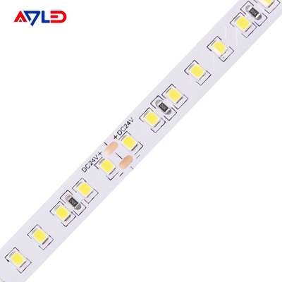 Lampu Strip LED CRI Tinggi Fleksibel 2835 24V Putih Hangat 3000K Dalam Ruangan Untuk Kamar Tidur