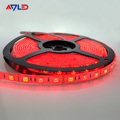 RGB 5050 warna merah LED Strip Light, 60 / m, lebar 10mm, oleh 5m Reel grosir