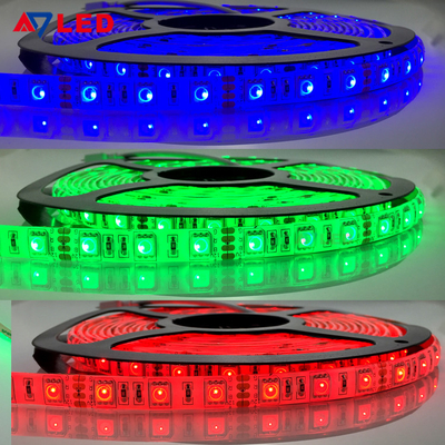 RGB Bluetooth Music LED Strip Lights Fleksibel Mengubah Warna 5M 12V 24V 5050