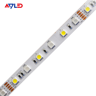 60leds/M SMD 5050 RGBW LED Strip High Lumen untuk Pencahayaan Dekorasi Dalam Ruang