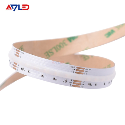 Lampu Strip LED Fleksibel Multi Warna Kepadatan Tinggi Dapat Disesuaikan 5 In 1 COB LED Strip