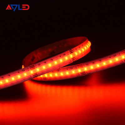 Dotless Mudah Untuk Memasang Lampu Strip Led RGB CCT Cob Led Strip 16W IP68