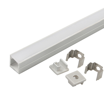 10x10 Aluminium Profil 8mm Lebar U Bentuk Profil Aluminium untuk lampu strip LED