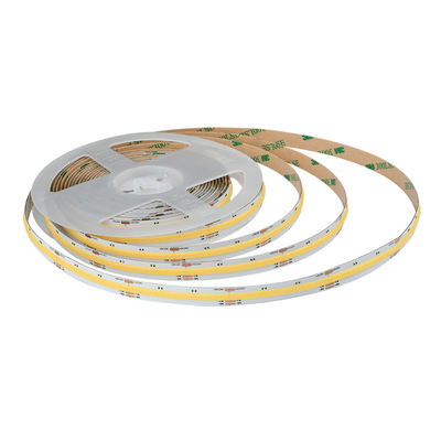 8W/M FCOB CCT 640 LED Light Strip Densitas Tinggi Fleksibel FOB COB 10mm PCB Board Dengan Linear Dimmable