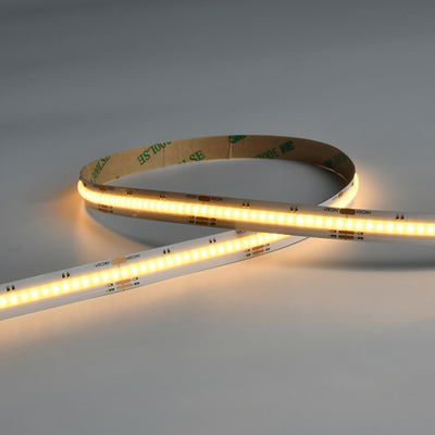 8W/M FCOB CCT 640 LED Light Strip Densitas Tinggi Fleksibel FOB COB 10mm PCB Board Dengan Linear Dimmable