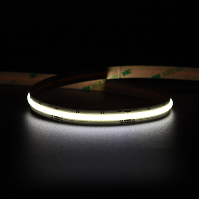 8W/M FCOB CCT 640 LED Light Strip Densitas Tinggi Fleksibel FOB COB 10mm PCB Board Dengan Linear Dimmable