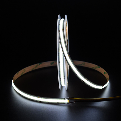 Densitas Tinggi CCT Fleksibel Led Strip Dimmable COB Led Strip 5m 24v 640 LED / M
