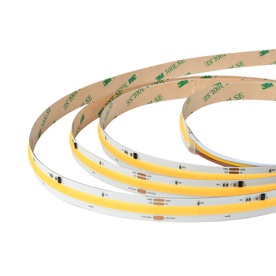 ADLED LED Strip Light Cerah Fleksibel LED Tape DC24V 420Led/m White PCB Board High Density LED Strip