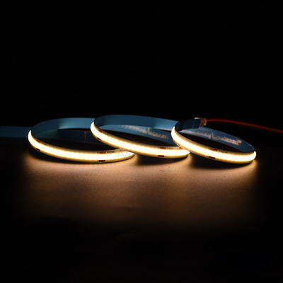 Lampu strip LED COB bebas titik - 12V / 24V, 320 LED / meter CE &amp; RoHS Sertifikasi kepadatan tinggi