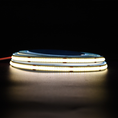 Fleksibel COB LED Strip Light - 24V, 320 LEDs, 3000K Color Temperature, Lebar 8mm, Garansi 3 Tahun - Adled LED.