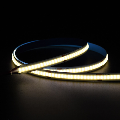 Fleksibel COB LED Strip Light - 24V, 320 LEDs, 3000K Color Temperature, Lebar 8mm, Garansi 3 Tahun - Adled LED.
