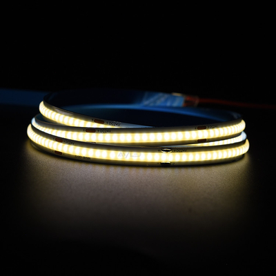 Fleksibel COB LED Strip Light - 24V, 320 LEDs, 3000K Color Temperature, Lebar 8mm, Garansi 3 Tahun - Adled LED.