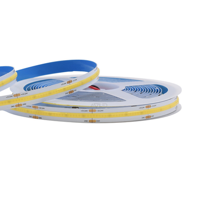 lampu pita led5M Dot Free Uniform Illumination Chip on board led strip lighting 12W/M Fleksibel Led Strip Cob 12Vtape lig