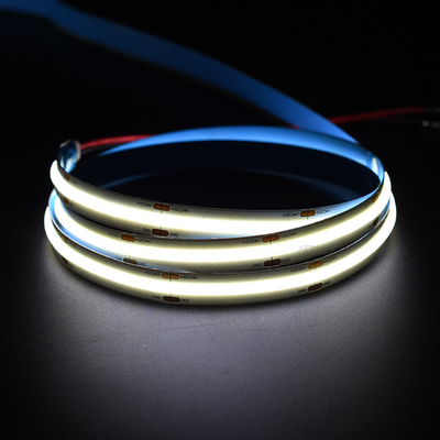 lampu pita led5M Dot Free Uniform Illumination Chip on board led strip lighting 12W/M Fleksibel Led Strip Cob 12Vtape lig