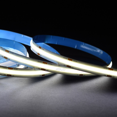 lampu pita led5M Dot Free Uniform Illumination Chip on board led strip lighting 12W/M Fleksibel Led Strip Cob 12Vtape lig
