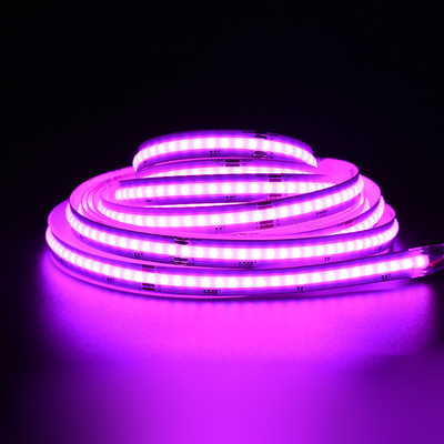 Eksterior Led Light Strip 2700-6500K Fleksibel Cob Led Lemari Dekorasi Kualitas Baik RGB Cob Led Lampu