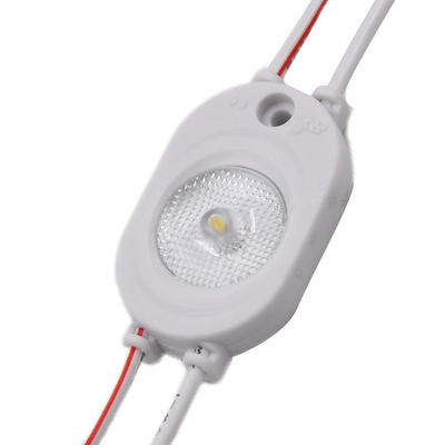 5 tahun umur tahan air luar ruangan / dalam ruangan DC12V 1W 1 Chip Putih Warna 2835 SMD LED Modul