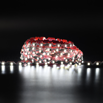 Zig Zag Led Tape Light Bendable S Shape 6500K White Led Strip Untuk Mini Signage Indoor &amp; Outdoor