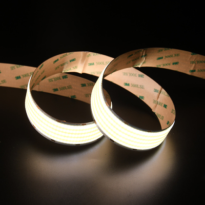 ADLED 30MM papan pcb 1600leds fleksibel pita LED DC24V COB strip 90 CRI Fleksibel Seragam 40w/M