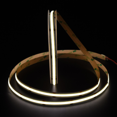528led/m COB Strip High Cri 90 95 98 10mm Lebar DC24V LED Strip Tape Light