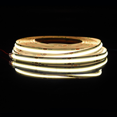 528Leds 12V 24V Cob 10mm Warna Fleksibel Led Strip Light Ra90 Lampu linier tanpa titik cahaya