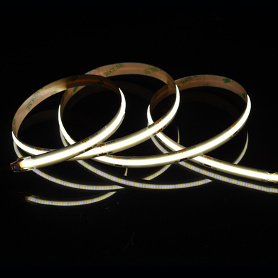 528Leds 12V 24V Cob 10mm Warna Fleksibel Led Strip Light Ra90 Lampu linier tanpa titik cahaya