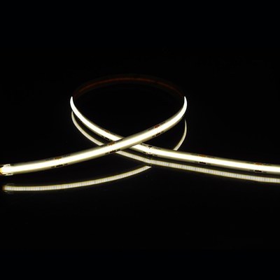 528Leds 12V 24V Cob 10mm Warna Fleksibel Led Strip Light Ra90 Lampu linier tanpa titik cahaya