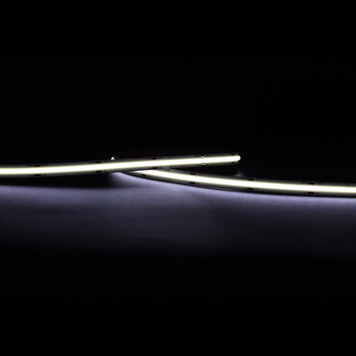 Pasokan 528 Chips 10mm Cob Led Strip Light 12V/24V untuk proyek pencahayaan kabinet DIY