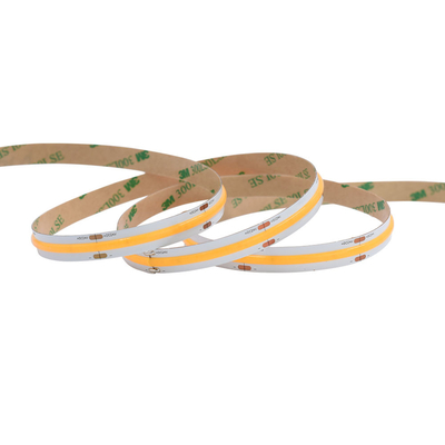 8mm Lebar 5M Panjang Free Cut Dekorasi Densitas Tinggi Pencahayaan Fleksibel Putih Cob Led Strip