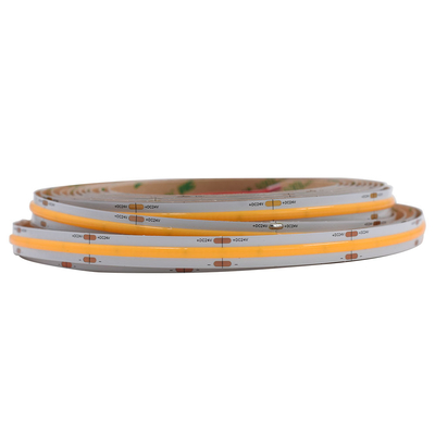 8mm Lebar 5M Panjang Free Cut Dekorasi Densitas Tinggi Pencahayaan Fleksibel Putih Cob Led Strip