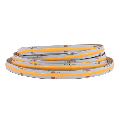 Kecerahan Tinggi CRI Tinggi (90-98) Strip COB dengan 528 LED per meter, Lebar 10mm, DC24V LED Tape Light