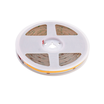 Kecerahan Tinggi CRI Tinggi (90-98) Strip COB dengan 528 LED per meter, Lebar 10mm, DC24V LED Tape Light