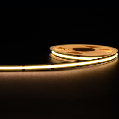 Tidak ada Unit Pemotong Minimal Bebas Panas Putih COB LED Strip 14W/M 5M Per Roll 1400LM/M