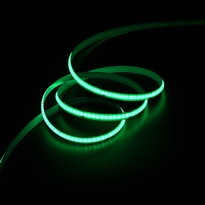 Pencahayaan Sertifikasi UL Amerika 16.4 Ft RGB 3500K IP65 Reel To Reel 576leds High Output COB Tape Light