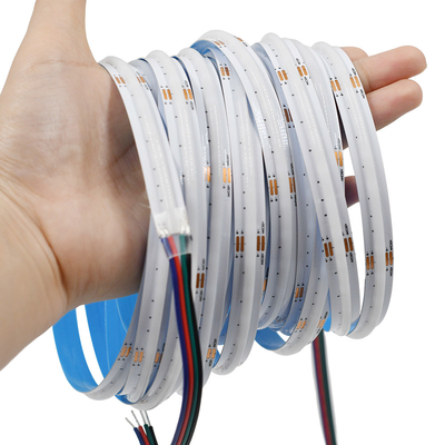 576 leds/m COB RGB LED Strip Light 3 Tahun Garansi DC24V 10mm Pcb Borad IP20/IP65