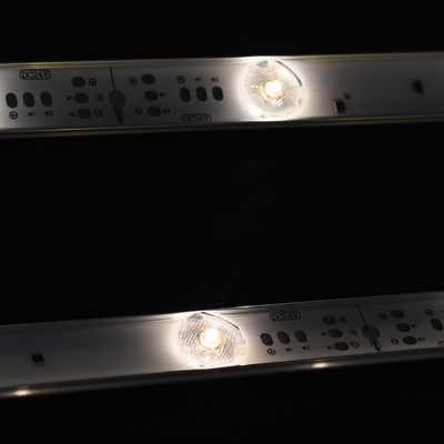 UL CE ROHS menyetujui panjang kustom 24v 12LEDs/m strip led refleksi menyebar lampu latar sorot produsen yang dapat disesuaikan