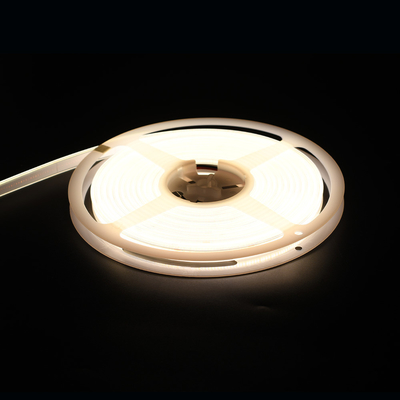 COB DC24V Fleksibel Lampu Strip LED 480leds / m Reel To Reel Warna Putih Suhu IP20 Rated Dengan Garansi 3 Tahun