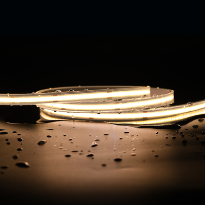 12V/24V Waterproof COB LED Strip 480 LED/m Ideal untuk lingkungan yang menuntut